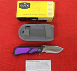 Buck 0587PPSHH 585 Folding ErgoHunter Ergo Adrenaline Knife 12C27 MOD Haley Heath BU-652