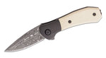 Buck 0590IVSLE 590 Paradigm 2023 Legacy Limited Edition Assisted Flipper Knife Raindrop Damascus G10 Handles