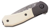 Buck 0590IVSLE 590 Paradigm 2023 Legacy Limited Edition Assisted Flipper Knife Raindrop Damascus G10 Handles