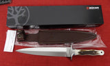 Boker Arbolito 02BA5918HX Colmillo GX Large Dagger Style Knife ACX 390 Stag Handle
