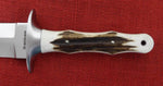 Boker Arbolito 02BA5918HX Colmillo GX Large Dagger Style Knife ACX 390 Stag Handle