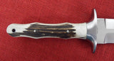 Boker Arbolito 02BA5918HX Colmillo GX Large Dagger Style Knife ACX 390 Stag Handle