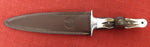 Boker Arbolito 02BA5918HX Colmillo GX Large Dagger Style Knife ACX 390 Stag Handle