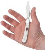 Case 60185 Mini CopperLock Knife SparXX White 61749L SS
