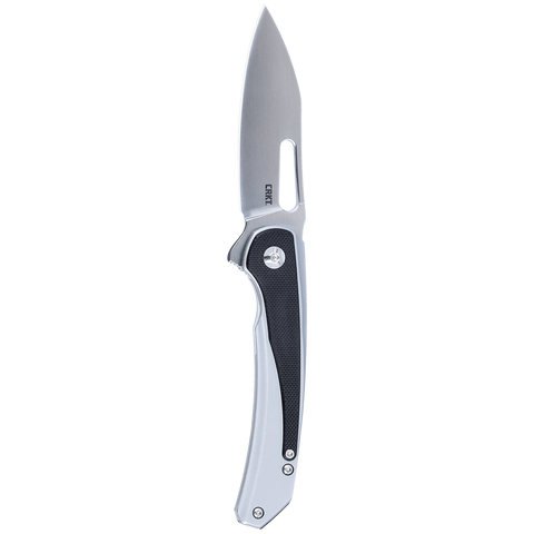 Columbia River CRKT 6075 Padawan Frame Lock Knife Pedro Buzetti  Modified Sheepsfoot Stainless Steel Handles w/ G10 Overlay