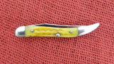 Case Small Texas Toothpick 3" Jig Bone 1998 USA Made Slip Joint Knife 610096 SS