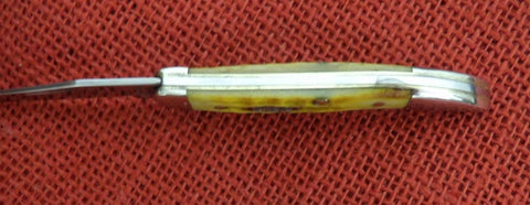 Case Small Texas Toothpick 3" Jig Bone 1998 USA Made Slip Joint Knife 610096 SS