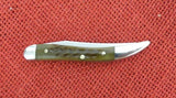 Case Small Texas Toothpick 3" Pocket Worn 1998 USA Made Slip Joint Knife 610096 SS
