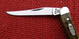 Case Small Texas Toothpick 3" Pocket Worn 1998 USA Made Slip Joint Knife 610096 SS