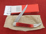Case 01618 Centennial Large Toothpick Knife R610098 SS Red Bone 1989 USA