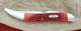 Case 01618 Centennial Large Toothpick Knife R610098 SS Red Bone 1989 USA