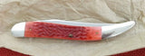 Case 01618 Centennial Large Toothpick Knife R610098 SS Red Bone 1989 USA
