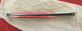 Case 01618 Centennial Large Toothpick Knife R610098 SS Red Bone 1989 USA