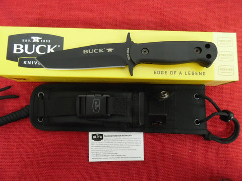 Buck 0625BKS 625 Intrepid Tactical Tanto M.O.L.L.E. Fixed Blade Knife Black Handles 420HC USA 2015 Lot#BU-53