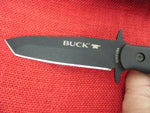 Buck 0625BKS 625 Intrepid Tactical Tanto M.O.L.L.E. Fixed Blade Knife Black Handles 420HC USA 2015 Lot#BU-53