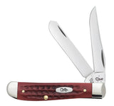 Case 00784 Mini Trapper Knife Old Red Pocket Worn 6207 SS