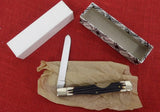 Queen Steel #62EO Easy Open Knife USA 1980's Large 5 3/8" Melon Tester