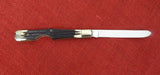 Queen Steel #62EO Easy Open Knife USA 1980's Large 5 3/8" Melon Tester