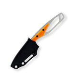 Buck 0635ORS 636 Paklite Caper Fixed Blade Knife Skeleton Handle w/ Orange Overlay USA