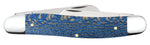 Case 63732 Stockman Knife Blue Sycamore Wood USA 7347 SS