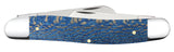 Case 63732 Stockman Knife Blue Sycamore Wood USA 7347 SS