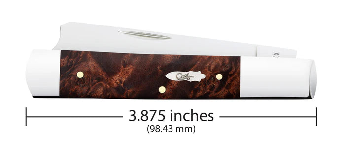 Case 64058 Razor 005 Raz Brown Maple Burl Wood 2024 Vault Knife 3.88 ...