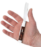 Case 64058 Razor 005 Raz Brown Maple Burl Wood 2024 Vault Knife 3.88" Closed 72005RAZ