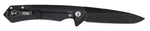 Case 64645 Kinzua Flipper Knife Black Aluminum w/ Skulls DLC Spear Point S35VN Frame Lock USA