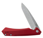 Case 64661 Kinzua Knife Red Aluminum S35VN USA Spear Point