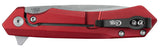 Case 64661 Kinzua Knife Red Aluminum S35VN USA Spear Point