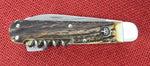 Boker 110649 Hunter Quadro CPM Cruwear German Knife Gutting Blade Saw Cork Screw