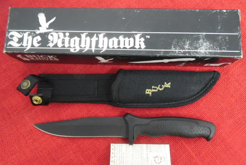 Buck 0650 650 Nighthawk 1994 1st Year Made Tactical Fixed Blade Knife USA UNUSED Lot#BU-344