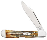 Case 65327 Mini CopperLock Lockback Pocket Knife 6.5 BoneStag USA 6.51749L SS
