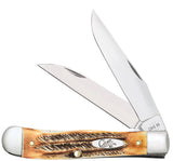 Case 65329 Trapper Wharncliffe 6.5 BoneStag Stainless Steel 6.5254W SS