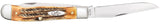 Case 65329 Trapper Wharncliffe 6.5 BoneStag Stainless Steel 6.5254W SS