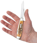 Case 65329 Trapper Wharncliffe 6.5 BoneStag Stainless Steel 6.5254W SS