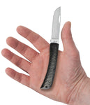 Case 66382 Sod Buster Jr Crossroads XR10137 S35VN Knife Black Burlap Laminate w/ Day Glow G10