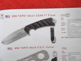 Buck 0690BKSTP 690 TOPS CSAR-FB Fixed Blade Tactical Knife G10 USA 2010 RARE NOS BU-542