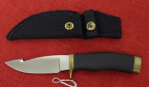 Buck 0691 691-BK Zipper 1991 First Model Small Guthook Knife Rubber 420HC USA Lot#691-3