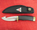 Buck 0691 691-BK Zipper 1998 Guthook Hunting Knife Fixed Blade Rubber 420HC USA NOS