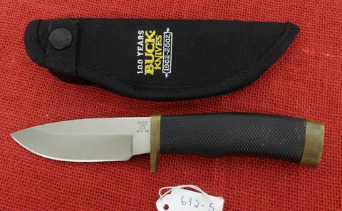 Buck 0692 692 Vanguard RARE ATS-34 Blade 2001 Hunting Knife Rubber USA Lot#692-5