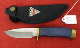 Buck 0692 692 Vanguard Hunting Knife Blue Rubber USA Salesman Sample Lot#692-6