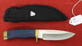 Buck 0692 692 Vanguard Hunting Knife Blue Rubber USA Salesman Sample Lot#692-6