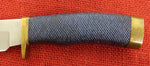 Buck 0692 692 Vanguard Hunting Knife Blue Rubber USA Salesman Sample Lot#692-6