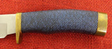 Buck 0692 692 Vanguard Hunting Knife Blue Rubber USA Salesman Sample Lot#692-6