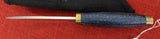 Buck 0692 692 Vanguard Hunting Knife Blue Rubber USA Salesman Sample Lot#692-6