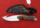 Buck 0693CMS 693 Alpha Hunter Camo Rubber Guthook Knife USA 2005 BU-616