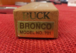 Buck 0701 701 Bronco 3 Blade Pocket Knife USA Made 1999 UNUSED Lot#701-10