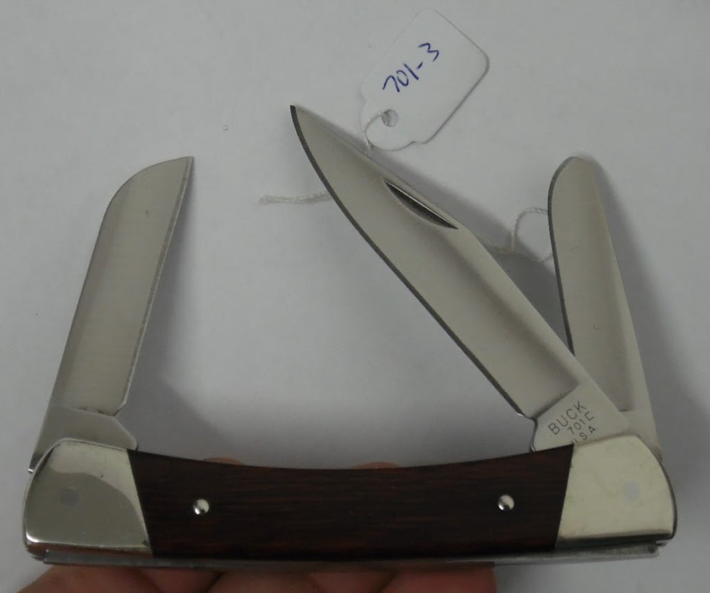 Buck 0701 701 Bronco 3 Blade Pocket Knife USA Made 1995 NO Shield