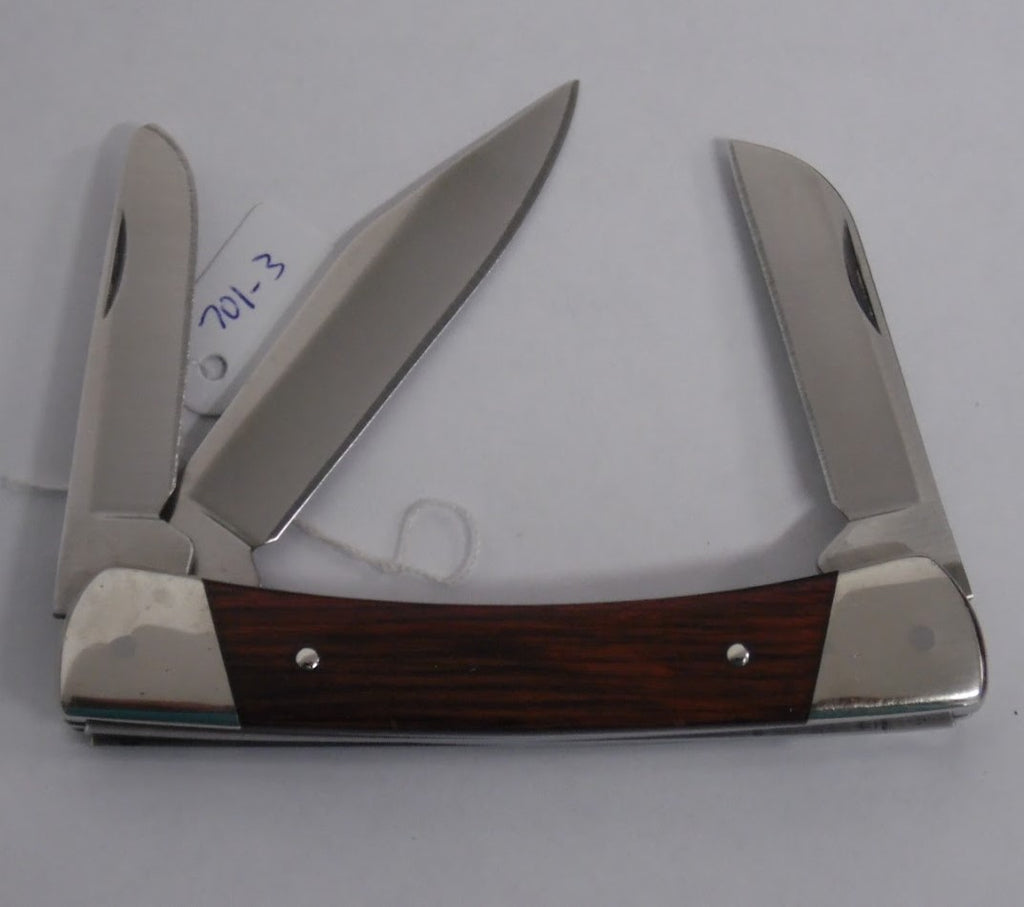 Buck 0701 701 Bronco 3 Blade Pocket Knife USA Made 1995 NO Shield